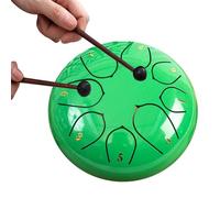 Rain Drum for Outside Garden, Steel Tongue Drum, 6 Inch 8/11 Notes Chakra Drum for Rain Outdoor, Multi-Functional Musical Instrument Equipment(B,8 note)