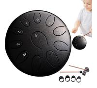 Rain Drum For Outside Garden, Steel Tongue Drum Rain Chime, 6 Inches 11 Notes Waterproof Handpan Drum Instrument, Handpan Meditation Drum For Garden, Handpan Drum Instrument For Adults Kids