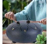 Rain Drum for Outside Garden When Rains, Handpan Drums, Hand Pan Music Maker Steel Tongue, Hang Sound Healing Instruments, Chime yard Rhythm, Echos Bath Chimes, Rythm, Ages 5-9, Adults, Gifts