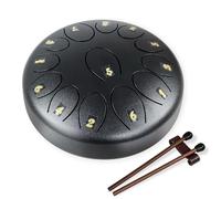 Rain Drum for Outside，Steel Tongue Drum, Zen Yoga Gift with Easy Play and a Broad Sound Spectrum for Peace Meditation (Malachite)
