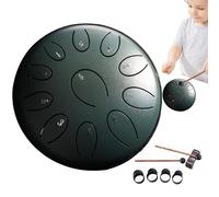 Rain Drum for the Garden, Steel Tongue Drum Rain Bell, 6 Inch / 8 Note Hand Drum, Suitable for Music Lessons, Yoga, Creating a Zen State, Spiritual Healing, Accompaniment Concerts