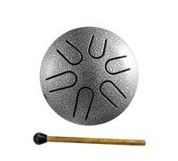 Rain Drum - Handcrafted Musical Drum, Portable Musical Drum | 6 Notes Steel Tongue Drum Musical Instrument, Multifunctional 3 Inches Steel Drum for Meditation, Yoga, Zen, Stress Relief, Music Lovers