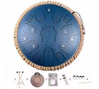 Rain Drum Innovation: Expand Your Artistic Palette with This Innovative, Customizable 13-Inch 15-Note Design(Blue)