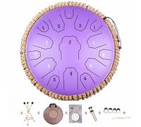 Rain Drum Innovation: Expand Your Artistic Palette with This Innovative, Customizable 13-Inch 15-Note Design(Purple)