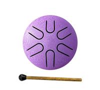 Rain Drum - Musical Tongue Drum, Colorful Kids Steel Drum | 6 Notes Weather-Resistant Hand Pan Drum, 3 Inches Wonderful Musical Education Steel Rain Drum for Kids Zen Yoga Camping Adults Beginners