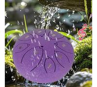 Rain Drum, Outdoor Rain Drum, 8 Tones Steel Tongue Drum, Rain Drum, Handpan Steel Drum for Meditation, Yoga, Music Education, Sound Healing