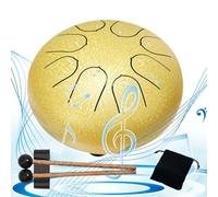 Rain Drum, Rain Drum for Outside When It Rains, Rain Drum for Outside Garden, Chakra Drum, Chakra Drum for Rain Outdoor, 6 Inches 8 Note, Waterproof Musical Rain Drum, Enjoy The Rain Symphony (#B)