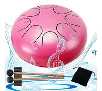 Rain Drum, Rain Drum for Outside When It Rains, Rain Drum for Outside Garden, Chakra Drum, Chakra Drum for Rain Outdoor, 6 Inches 8 Note, Waterproof Musical Rain Drum, Enjoy The Rain Symphony (#D)