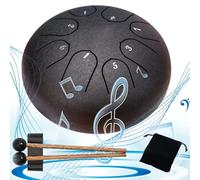 Rain Drum, Rain Drum for Outside When It Rains, Rain Drum for Outside Garden, Chakra Drum, Chakra Drum for Rain Outdoor, 6 Inches 8 Note, Waterproof Musical Rain Drum, Enjoy The Rain Symphony (#J)