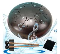 Rain Drum, Rain Drum for Outside When It Rains, Rain Drum for Outside Garden, Chakra Drum, Chakra Drum for Rain Outdoor, 6 Inches 8 Note, Waterproof Musical Rain Drum, Enjoy The Rain Symphony (#I)