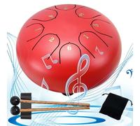 Rain Drum, Rain Drum for Outside When It Rains, Rain Drum for Outside Garden, Chakra Drum, Chakra Drum for Rain Outdoor, 6 Inches 8 Note, Waterproof Musical Rain Drum, Enjoy The Rain Symphony (#M)