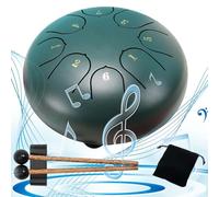 Rain Drum, Rain Drum for Outside When It Rains, Rain Drum for Outside Garden, Chakra Drum, Chakra Drum for Rain Outdoor, 6 Inches 8 Note, Waterproof Musical Rain Drum, Enjoy The Rain Symphony (#L)