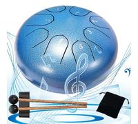 Rain Drum, Rain Drum for Outside When It Rains, Rain Drum for Outside Garden, Chakra Drum, Chakra Drum for Rain Outdoor, 6 Inches 8 Note, Waterproof Musical Rain Drum, Enjoy The Rain Symphony (#F)