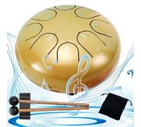 Rain Drum, Rain Drum for Outside When It Rains, Rain Drum for Outside Garden, Chakra Drum, Chakra Drum for Rain Outdoor, 6 Inches 8 Note, Waterproof Musical Rain Drum, Enjoy The Rain Symphony (#K)