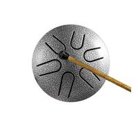 Rain Drum, Steel Drum, 6 Note Tongue Drum, 3 Inch Steel Drum for Meditation, Music Lessons, Entertainment, Adults, Families, Beginners
