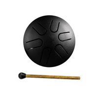 Rain Drum - Steel Drum for Professional Tongue Drum | 6 Notes Comfortable Grip Steel Tongue Drum, 3" Musical Instrument, Steel Drum