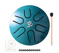 Rain Drum, Steel Drum Instrument 6 Tone - 3 Inches Tank Drum Kit Handpan Drum Percussion Instrument for Musical Education Beginner