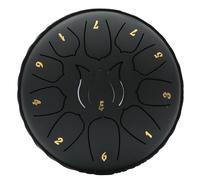 Rain Drum Steel Tongue Drum for Outdoor Garden, 6 Inch Instrument with 11 Sounds, Perfect for Camping, Meditation, or Yoga