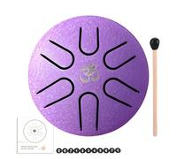 Rain Drum - Tongue Drum Rain 6 Tone 3" Hand Pan Drum | Sound Steel Rain Drum Kit Musical Instrument Set for Peace of Mind Meditation Yoga Concerts Adults Kids Rain