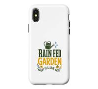 Rain Fed Garden Club Community and Backyard Gardening Lovers Case for iPhone X/XS