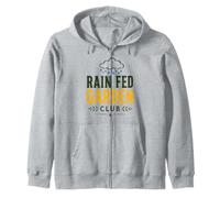 Rain Fed Garden Club Community and Backyard Gardening Lovers Zip Hoodie