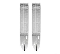 Rain Gauge, 25X4.5x2.7cm Rain Measuring Device Measuring Rainwater Garden Lawn Gardening Tools(2pcs)