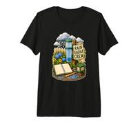RAIN Gauge Crew Weather Station Rainfall Tracker Garden Premium T-Shirt