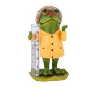 Rain gauge garden frog Precipitation Indicator UV Resistant Frost Proof