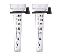 Rain gauge rainfall meter Durable transparent precipitation gauge easy read