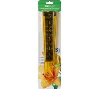 Rain Gauge With Large Print Numbers - Amber Magnifying EZREAD Rain Gauge