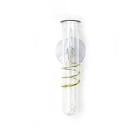 Rain Gauge With Suction Cup, Window Mounted Rainfall Meter for Home Garden Decor, Outdoor Plastic Rain Collector with Hanging Test Tube Design, Patio Weather