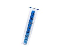 Rain Gauges Easy Readable Outdoor Rain Gauges Weather Tool Quick Installation Upgrades for Garden Use Blue Water Effect