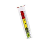 Rain Gauges Easy Readable Outdoor Rain Gauges Weather Tool Quick Installation Upgrades for Garden Use Blue Water Effect