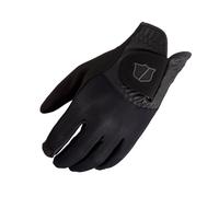Wilson Rain Golf Gloves, Water-Resistant and Provide a Firm Grip and a Snug Fit, Quick-Drying and Light, Colour: Black, Size: XL