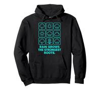 Rain Grows The Strongest Roots Resilience Motivation Nature Pullover Hoodie