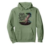 Rain Grows The Strongest Roots, Tree Lover Pullover Hoodie
