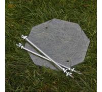 Rain Guard for Moth Trap - Polycarbonate - L26 x W26 x H0.3 cm Buttercup Farm Multi One Size