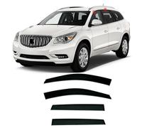 Rain Guards for BUICK ENCLAVE MK1 2008-2017, Window Visor Durability Waterproof Vent Visors Sun Wind Rain Guard Shield Car Accessories
