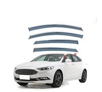 Rain Guards for Car Windows for MONDEO MK4 2013-2021 Silver Bright Strip Rain Shield, Extra Durable Outside Mount Car Visors Rain Guards Car Accessories