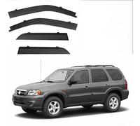 Rain Guards for Car Windows for Tribute/Mazda Tribute MK1-EP 2000-2006 Window Shield Without Bright Strip, Extra Durable Outside Mount Car Visors Rain Guards Car Accessories