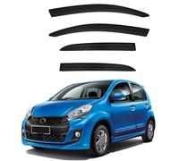 Rain Guards for Daihatsu Sirion MK2-M600 2011-2018, Window Visor Durability Waterproof Vent Visors Sun Wind Rain Guard Shield Car Accessories