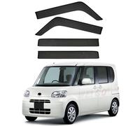 Rain Guards for DAIHATSU TANTO MK2-L375 2008-2012, Window Visor Durability Waterproof Vent Visors Sun Wind Rain Guard Shield Car Accessories