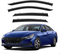 Rain Guards for Hyundai Elantra MK7-CN7 2020-2024 ,4pc | Tinted Stick-On Visors, All-Weather, UV & Noise Reduction