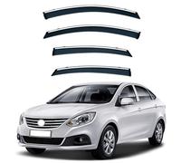 Rain Guards for JAC BII HEYUE A30 MK1 2013-2019, Window Visor Durability Waterproof Vent Visors Sun Wind Rain Guard Shield Car Accessories