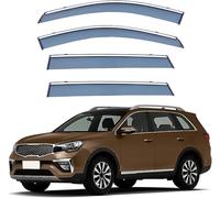 Rain Guards for Kia KX7 MK1 2016-2021 ,4pc | Tinted Stick-On Visors, All-Weather, UV & Noise Reduction