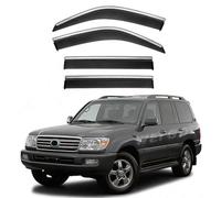 Rain Guards for LAND CRUISER MK8-J100 1999-2007, Window Visor Durability Waterproof Vent Visors Sun Wind Rain Guard Shield Car Accessories