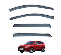 Rain Guards for MG ZS North America MK2-ZS12 2025+, Side Window Visor Left and Right Set of Window Deflectors with Bright Stripes Accessories