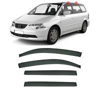 Rain Guards for ODYSSEY MK2-RA6 2000-2003, Window Visor Durability Waterproof Vent Visors Sun Wind Rain Guard Shield Car Accessories