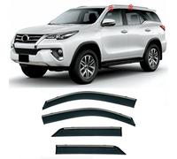 Rain Guards for TOYOTA FORTUNER MK2-AN150 2016-2022-2025, Window Visor Durability Waterproof Vent Visors Sun Wind Rain Guard Shield Car Accessories