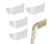 Rain Gutter Brackets - Pipe Mounting Clamps, Downspout Mounting Bracket - for Home, Outdoor, Garden, Garage, Basement, Apartment and Industry